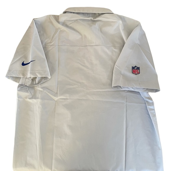 NFL Buffalo Bills Nike Football On Field Snap Button Up Short Sleeve Shirt Large - Picture 5 of 14